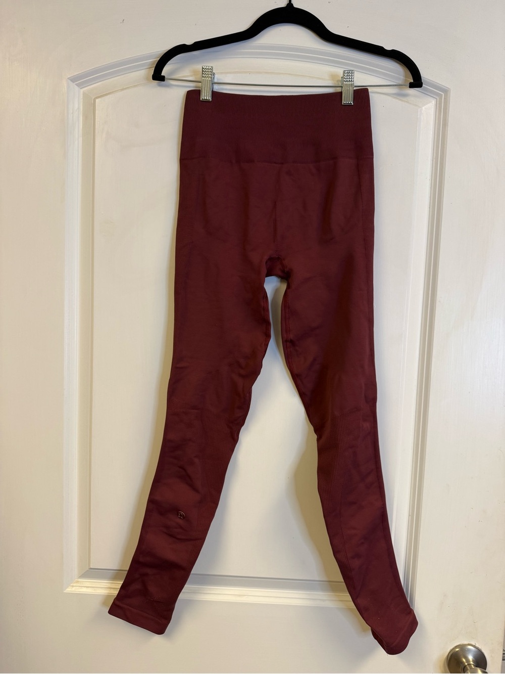 Lululemon Burgundy Seamless High Rise Leggings Size Small